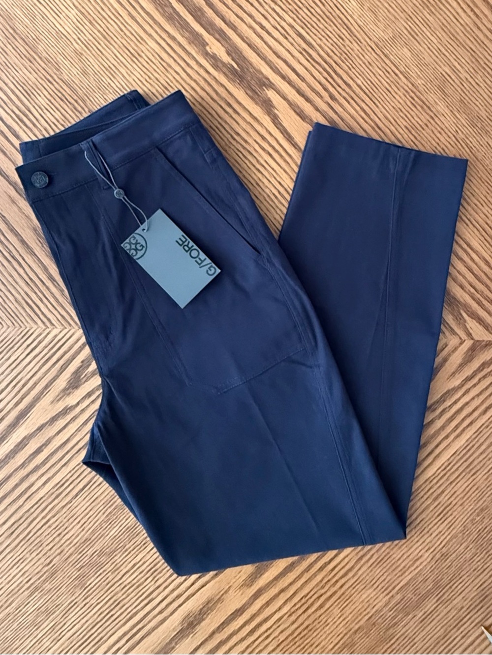 G/FORE Navy Straight-Leg Golf Pants-NWT